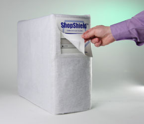 ShopShield™ CPU Cover Showing Door Flap